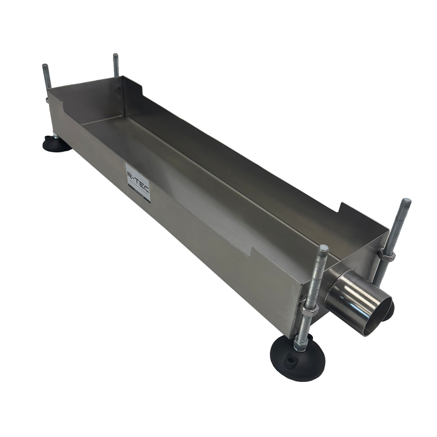 Stainless Steel Low Level Floor Tundish With Height Adjustable Legs