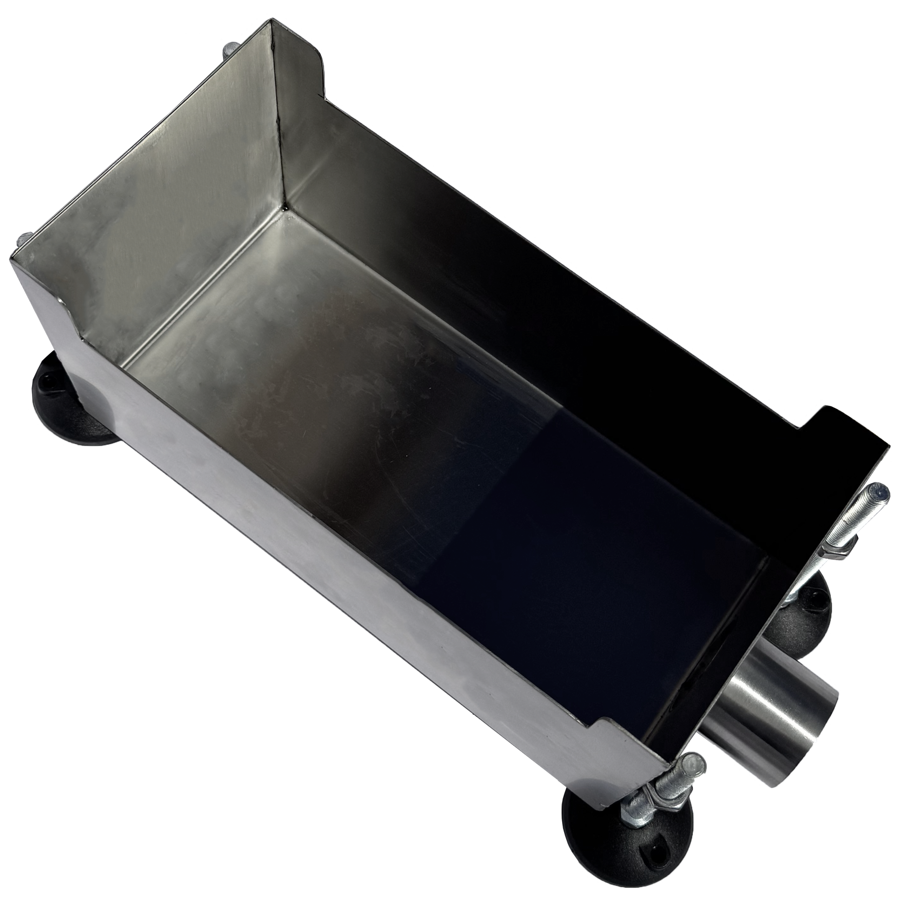 Stainless Steel Floor Tundish With Height Adjustable Legs