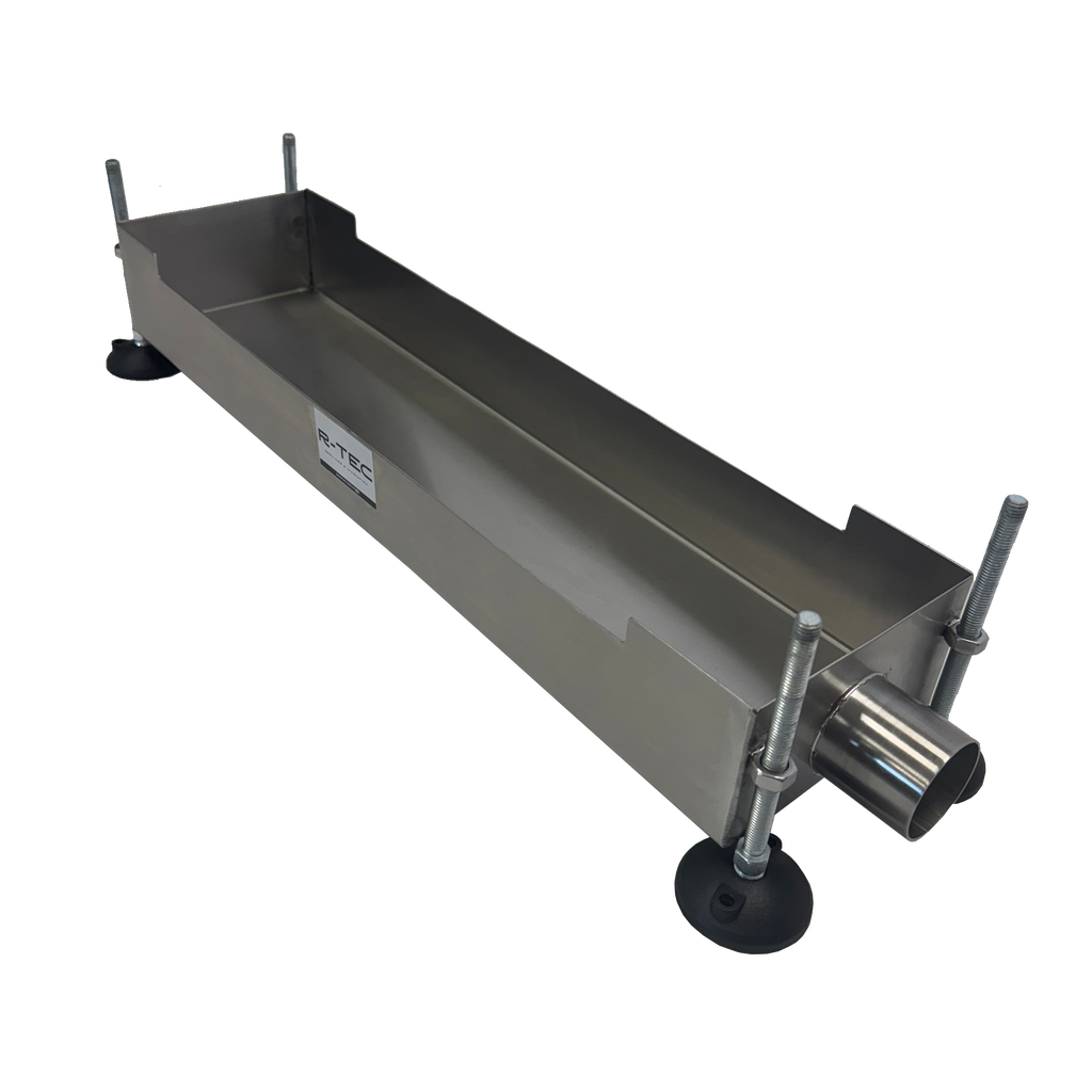 Stainless Steel Low Level Floor Tundish With Height Adjustable Legs